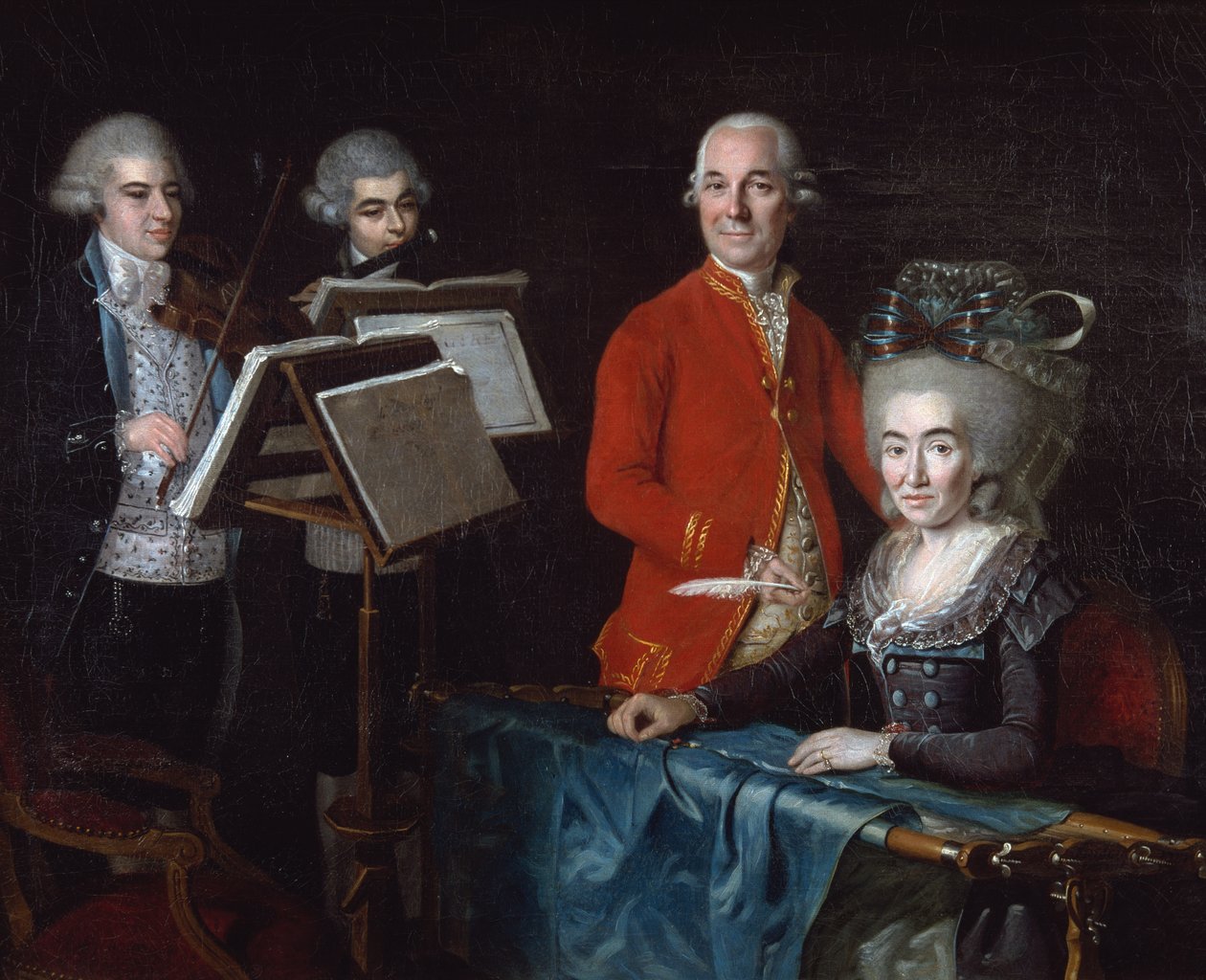 Familiengruppe, 1781 von Isabelle Pinson