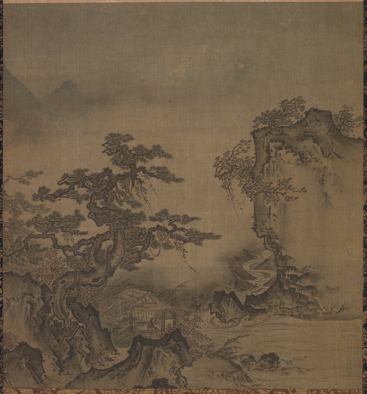 Landschaft, zweite Hälfte des 15. Jahrhunderts von Isho Tokugan