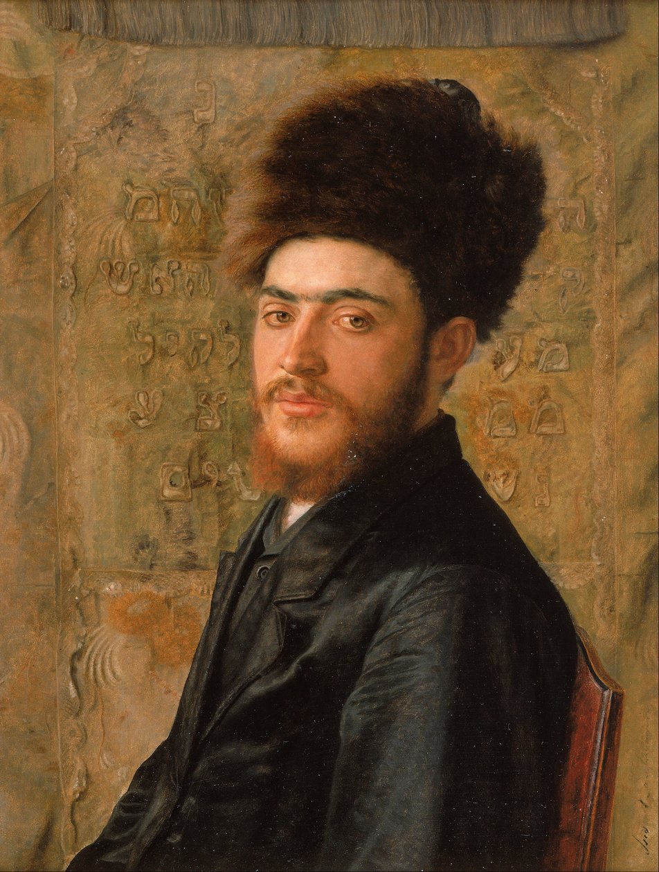 Mann mit Pelzhut von Isidor Kaufmann