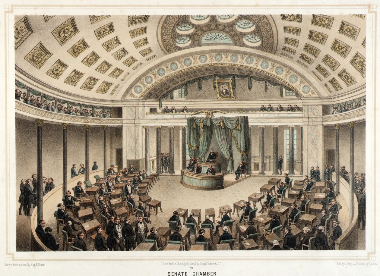 Washington--Senatskammer von Isidore Laurent Deroy