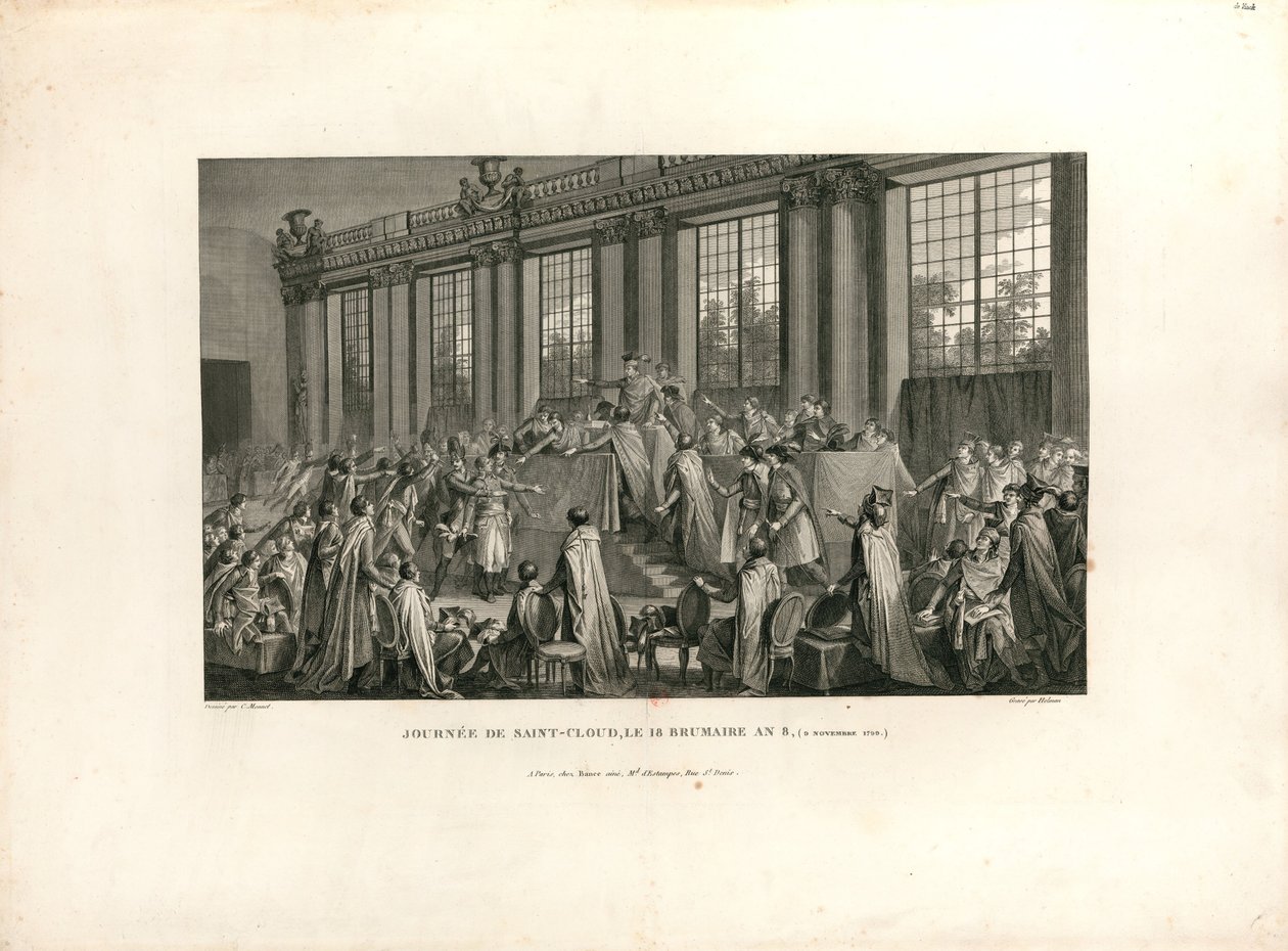 Staatsstreich des 18. Brumaire, 1800 von Isidore Stanislas Helman