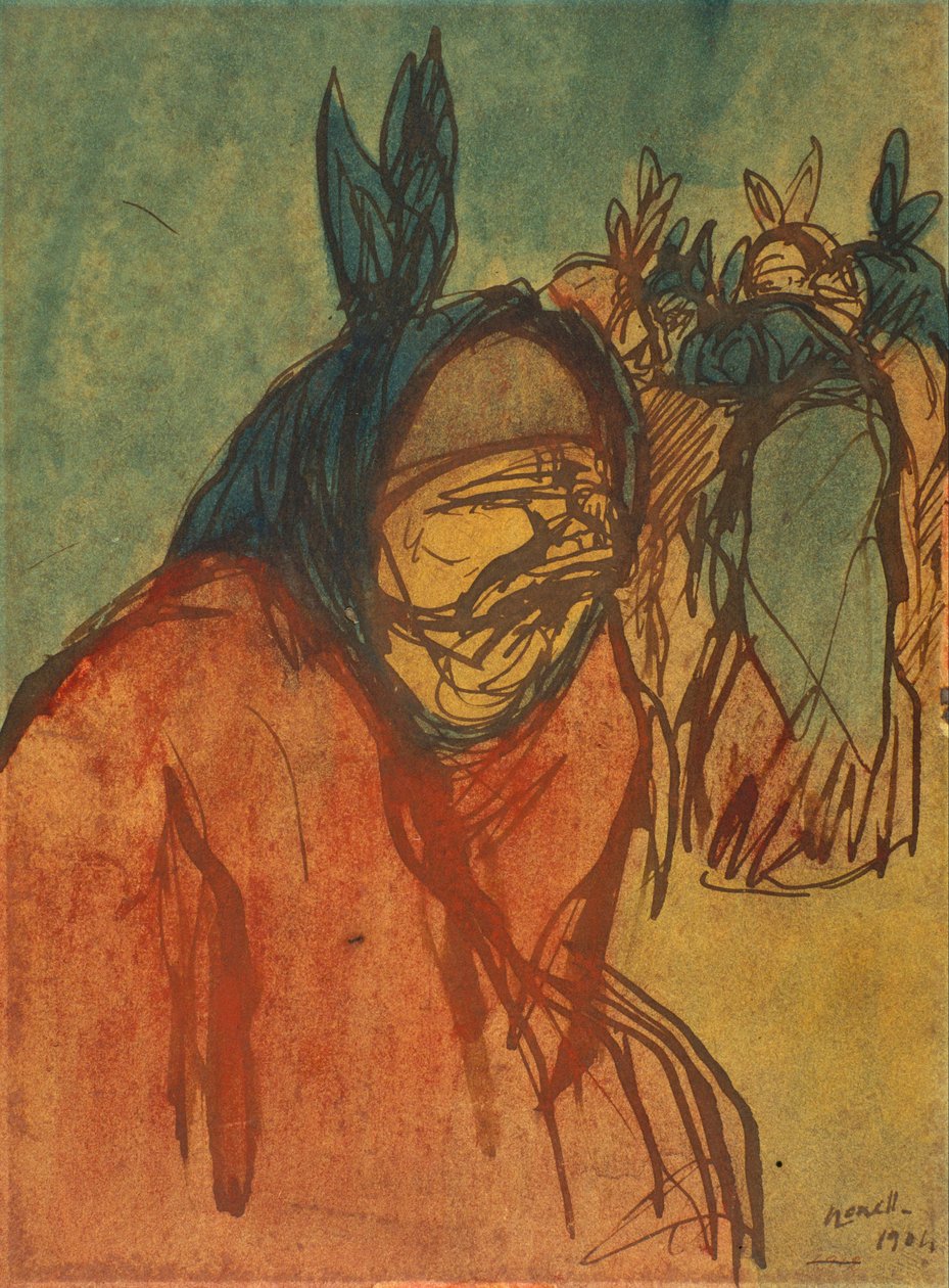 Gruppe von Kretins in Boí von Isidre Nonell