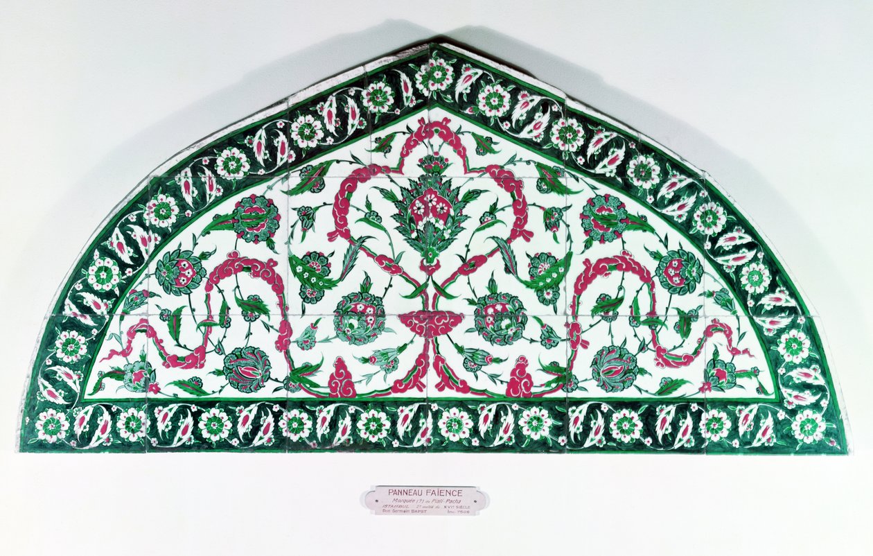 Kachellintel, aus Istanbul, Türkei von Islamic School