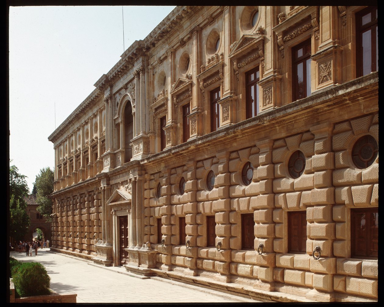 Ansicht des Palastes von Karl V. von Islamic School