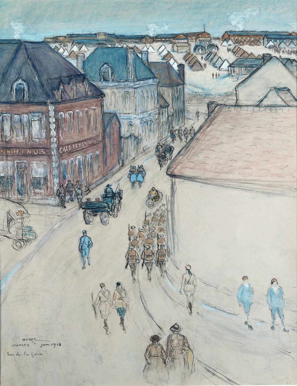 Rue de la Gare (Bahnhofstraße) von Iso Rae