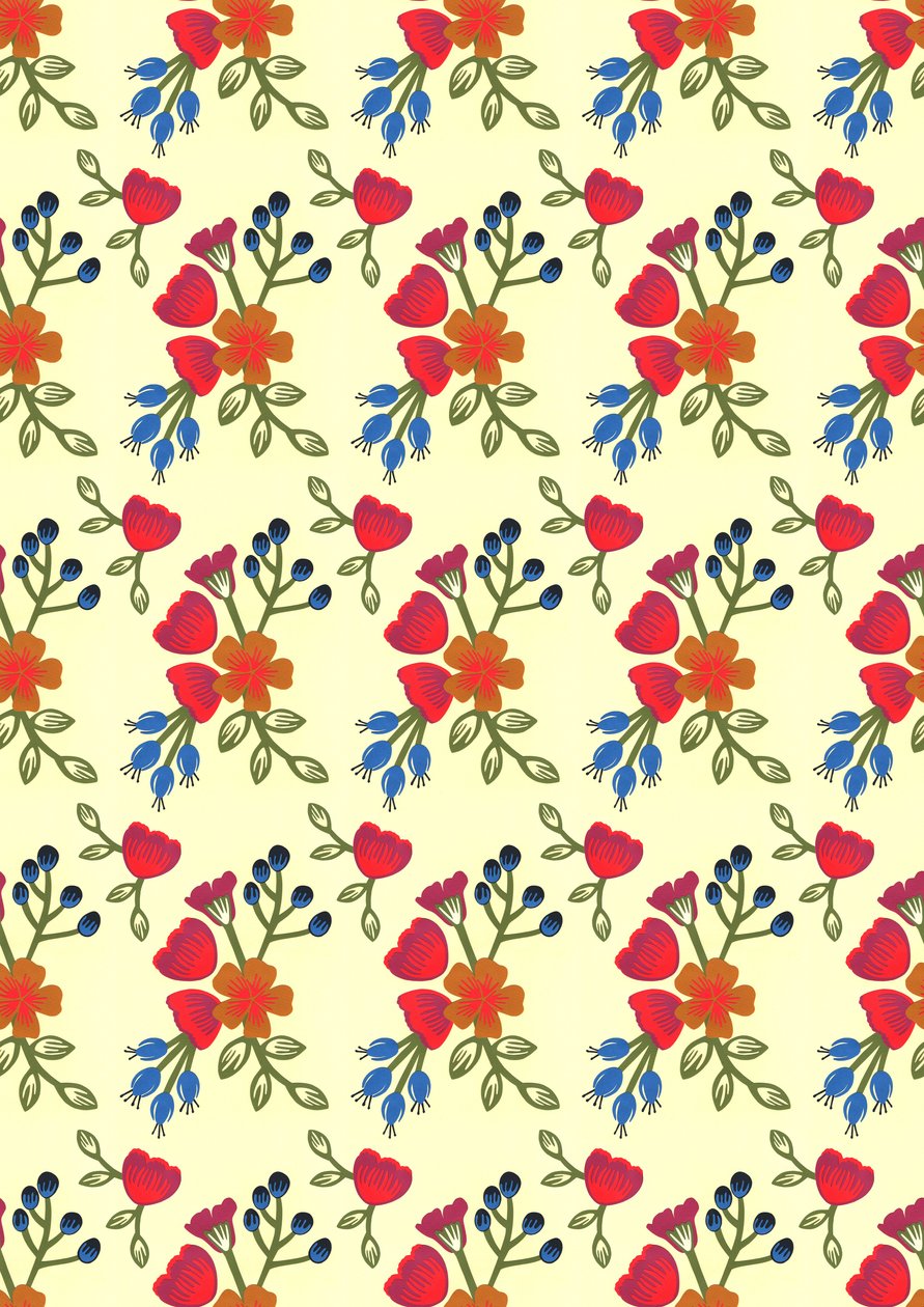 Flora-Druck, 2015 von Isobel Barber
