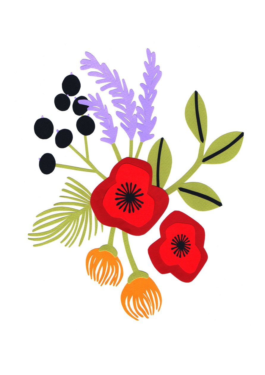 Mohnblumen, 2015 von Isobel Barber