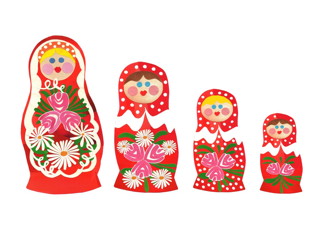 Russische Puppen von Isobel Barber