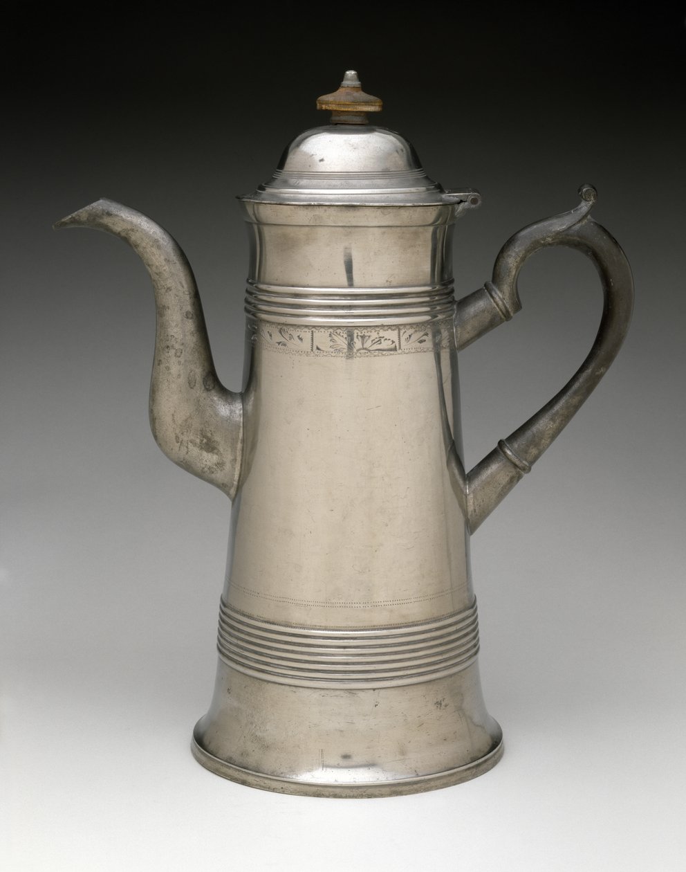 Kaffeekanne, um 1820-1840 von Israel Trask