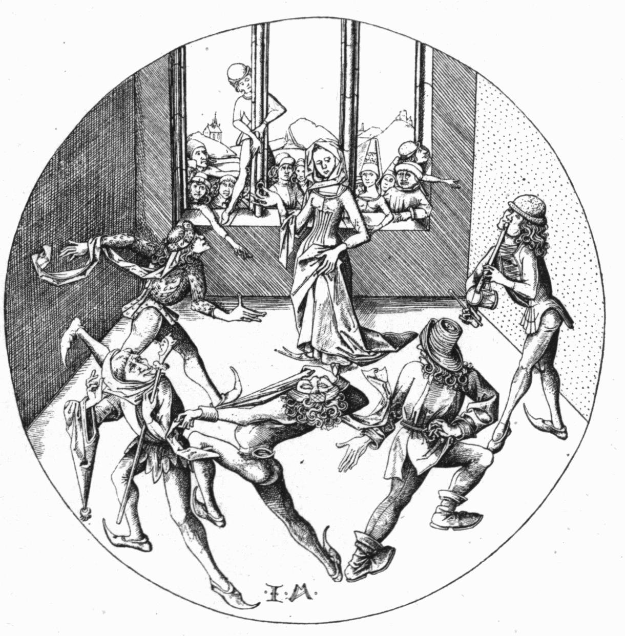 Der Tanz um den Ring von Israhel van Meckenem