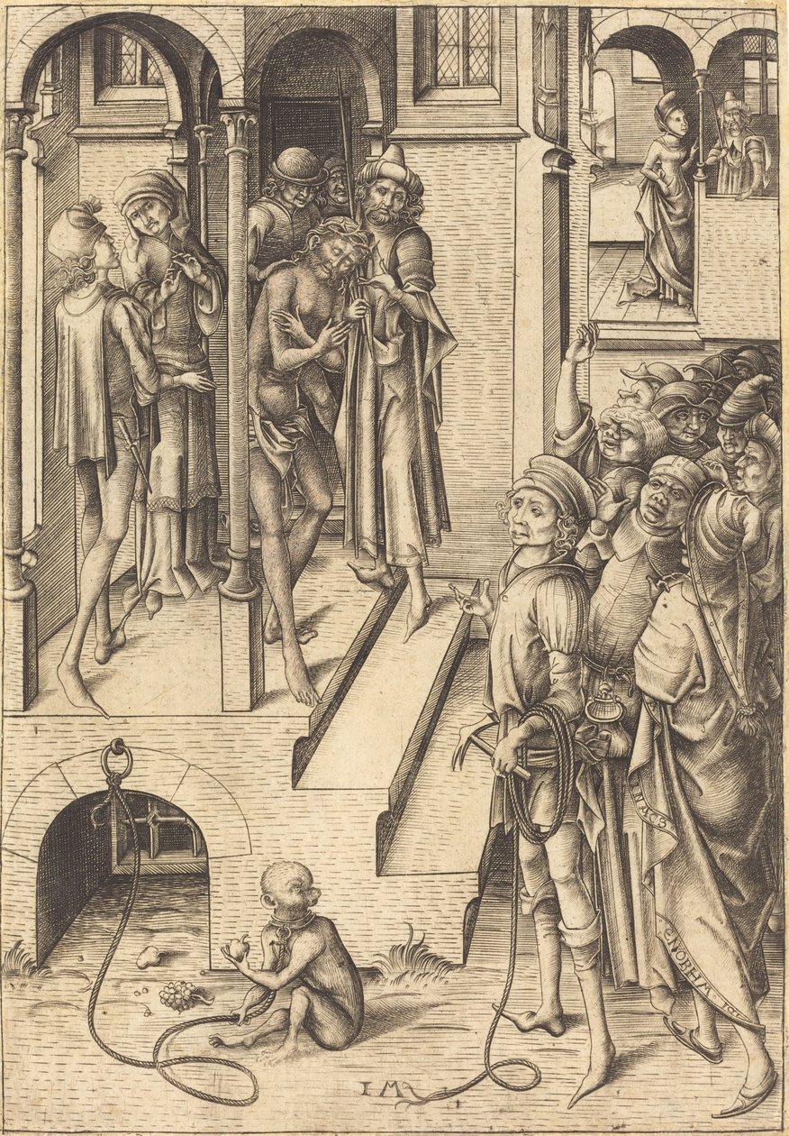 Ecce Homo, ca. 1480 von Israhel van Meckenem