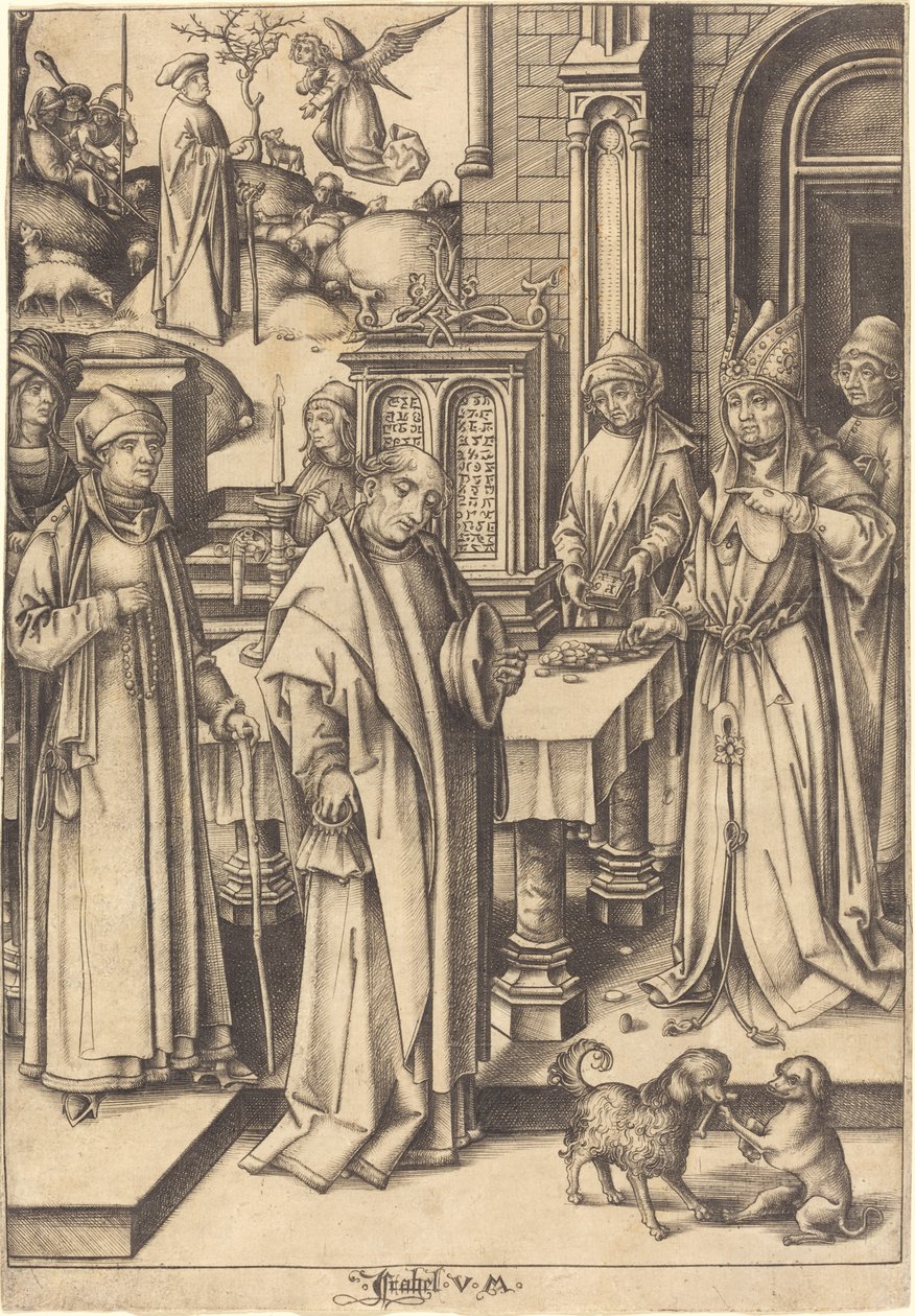 Joachims Opfer von Israhel van Meckenem