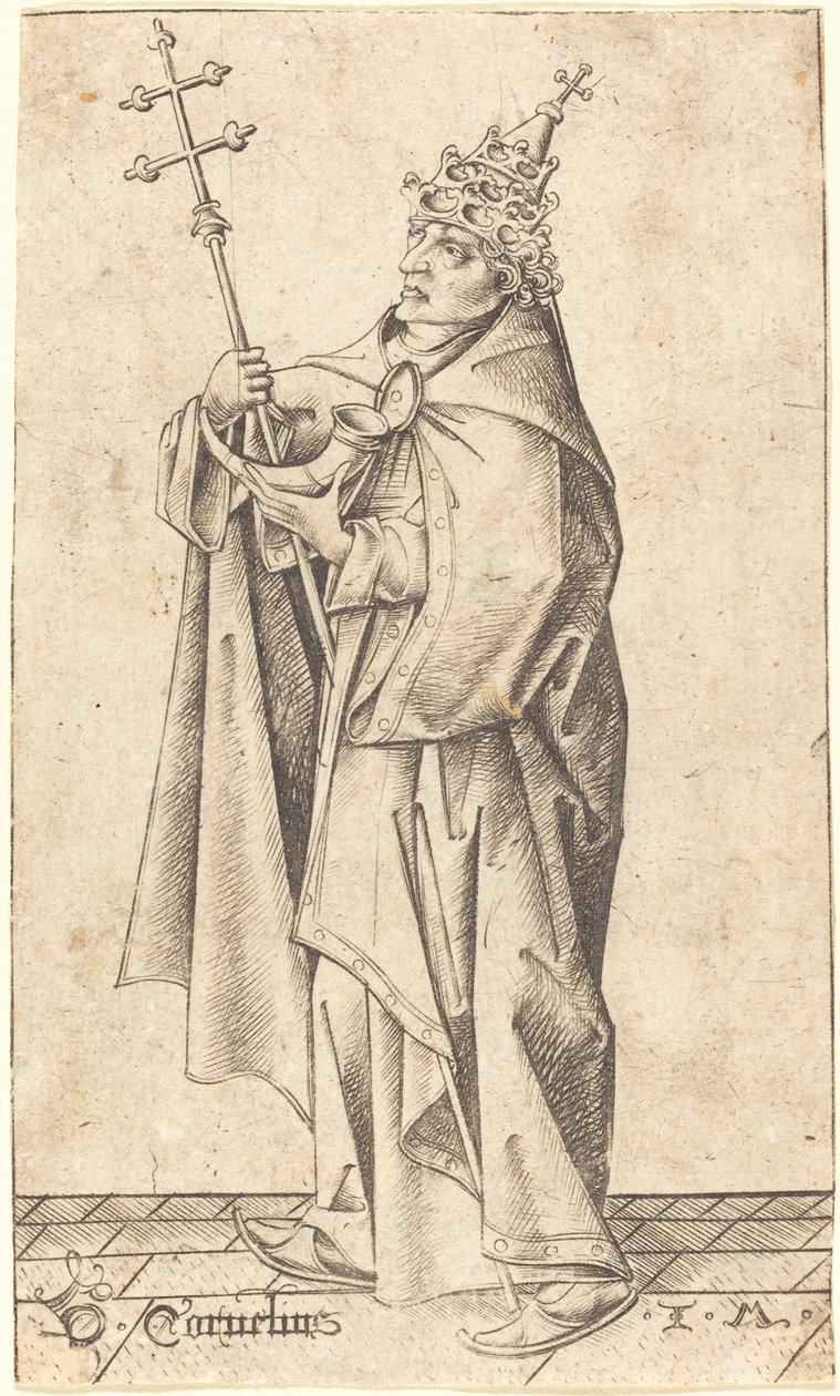 Heiliger Cornelius von Israhel van Meckenem