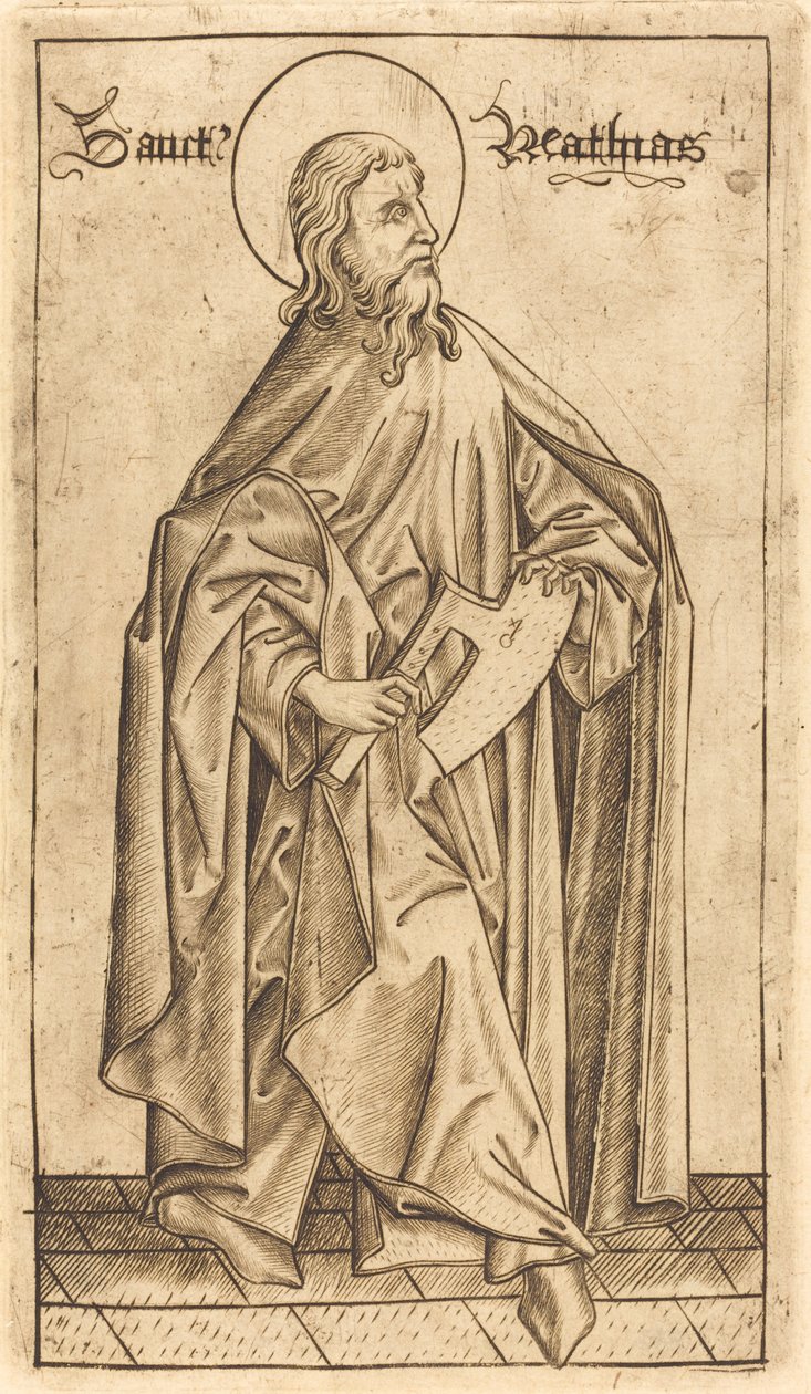 Heiliger Matthias von Israhel van Meckenem