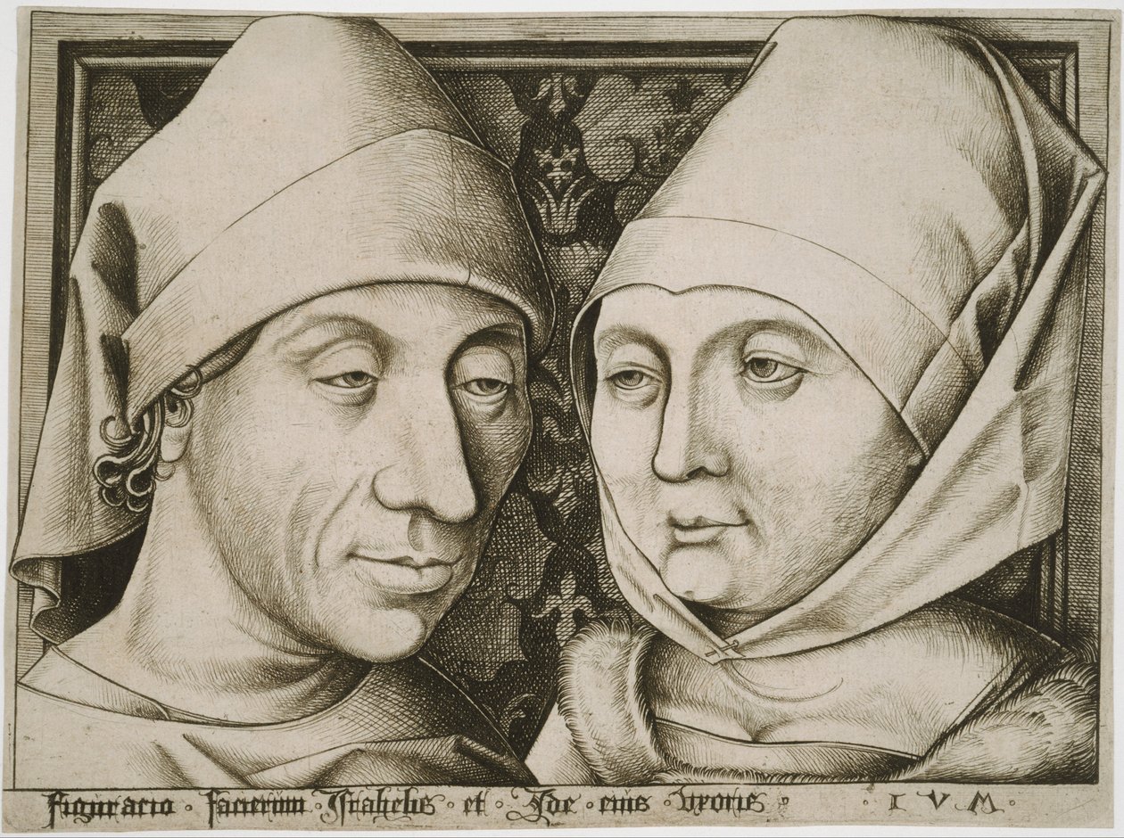 Selbstporträt mit seiner Frau, Ida von Israhel van Meckenem