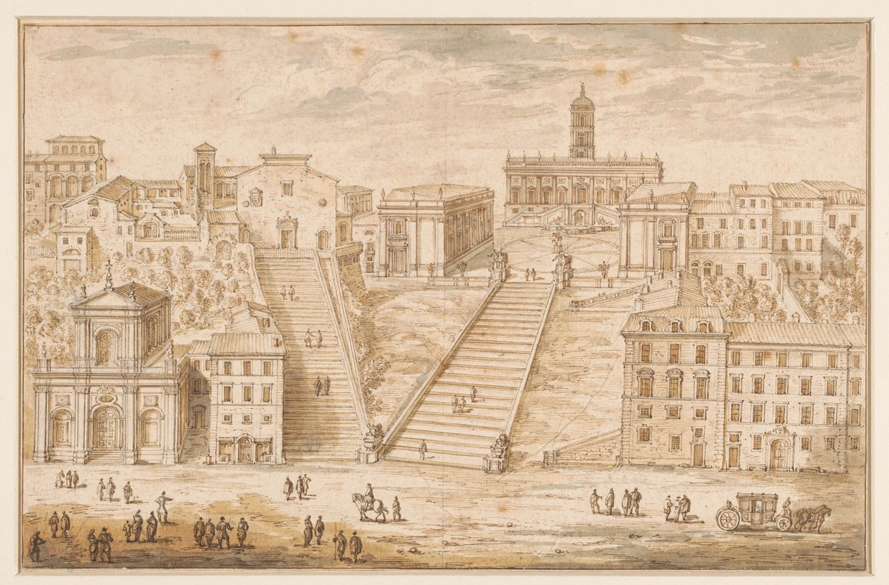 Das Kapitol in Rom von Israël Silvestre