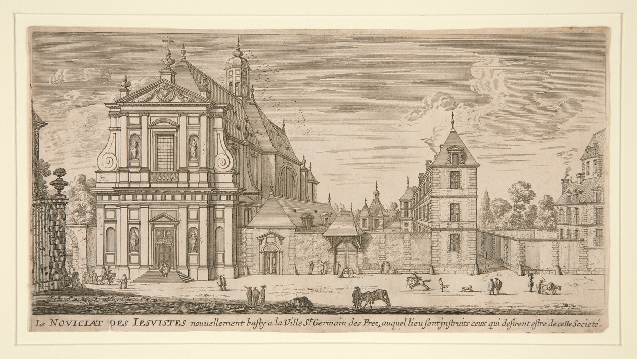 Jesuiten-Noviziat in St. Germain des Prés von Israël Silvestre