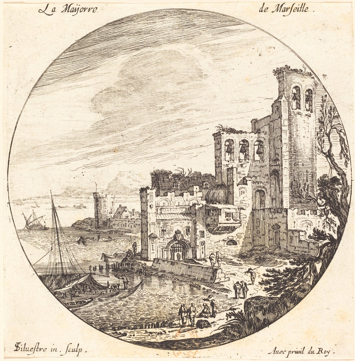 La Maijorre de Marseille von Israël Silvestre