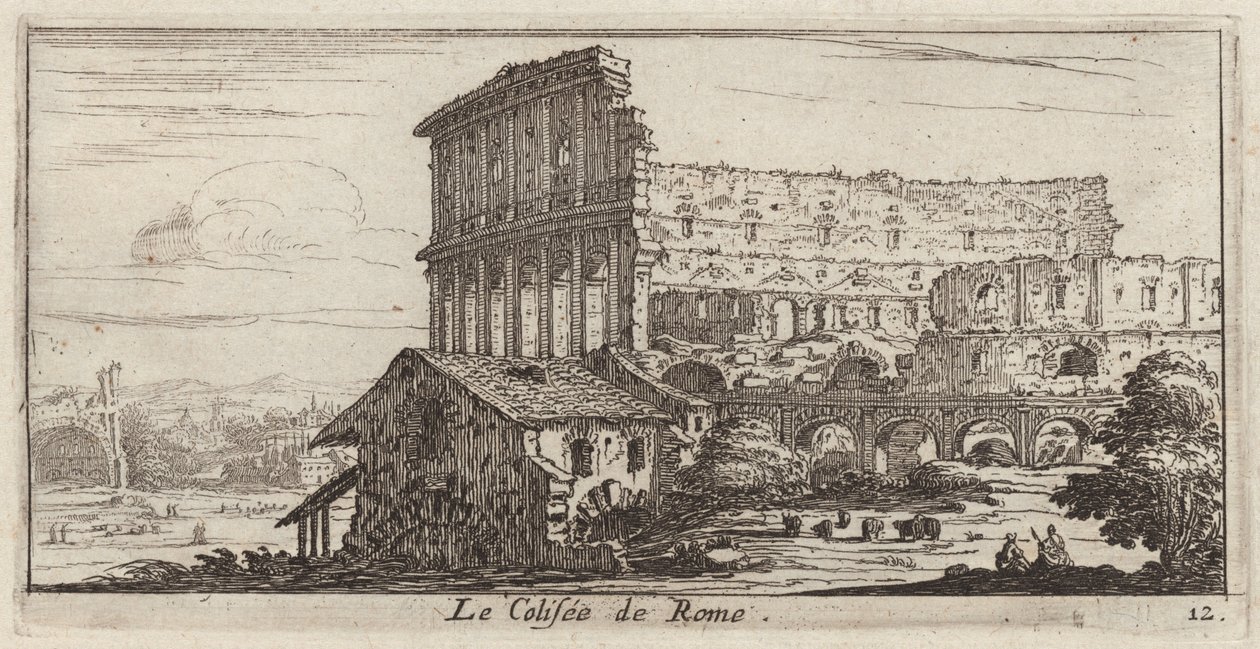 Das Kolosseum von Rom von Israël Silvestre