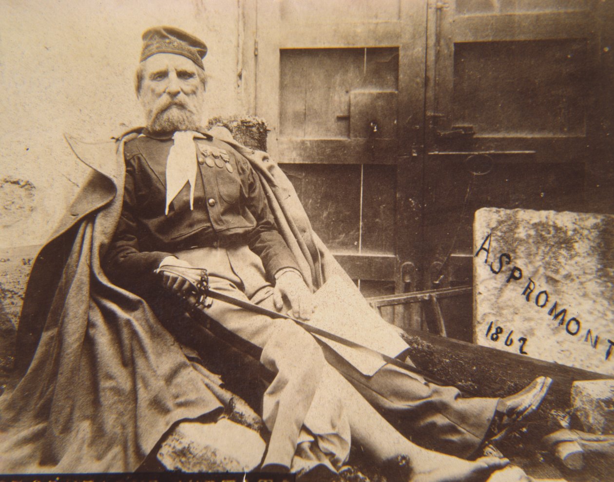 Garibaldi in Aspromonte, 1862 von Italian Photographer