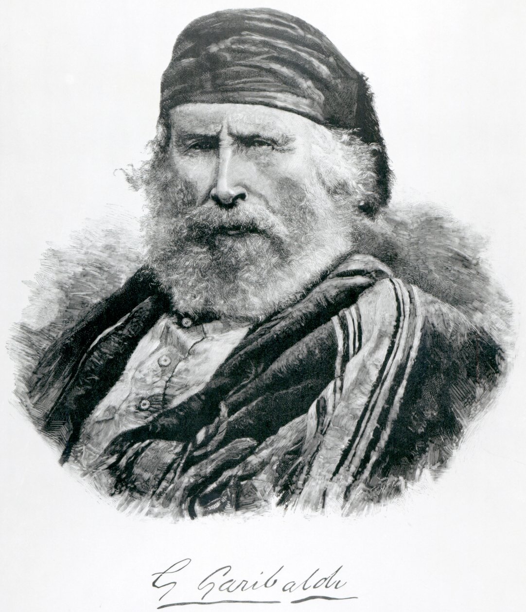 Porträt von Giuseppe Garibaldi von Italian School
