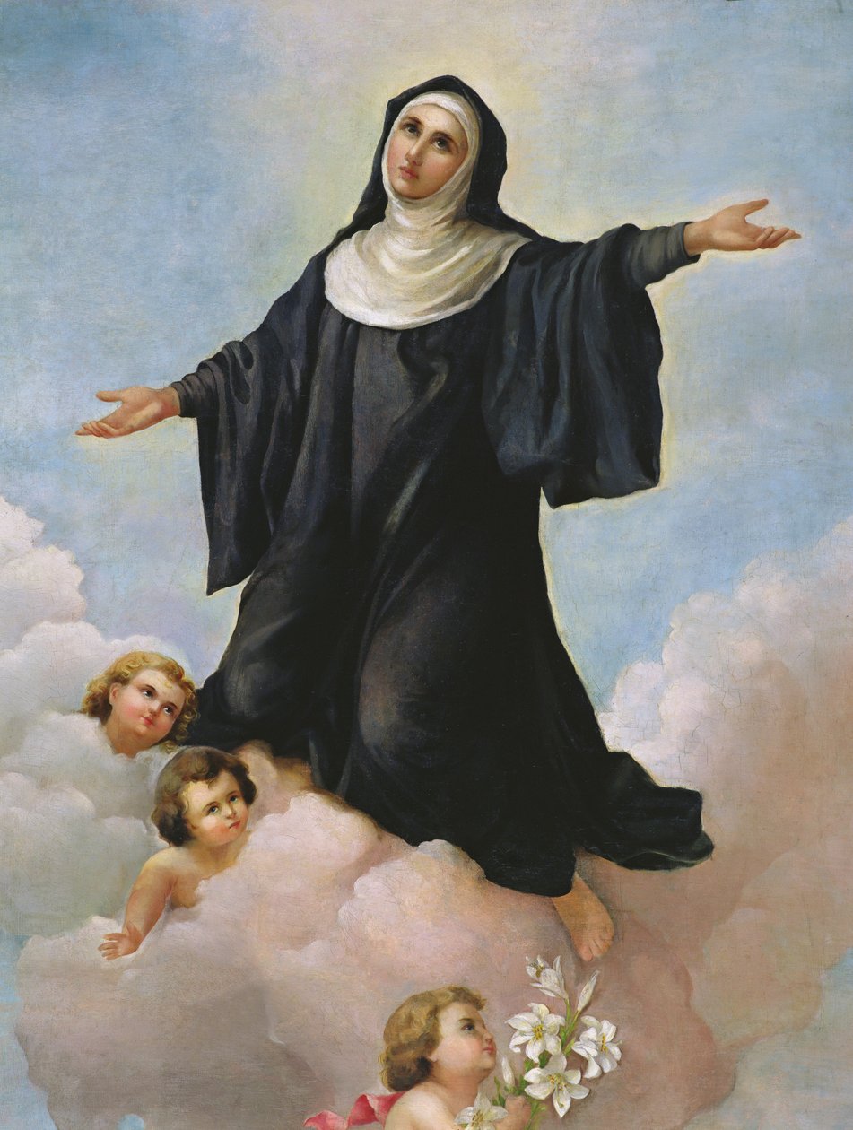 Santa Liberata in Herrlichkeit, 1899 von Italian School