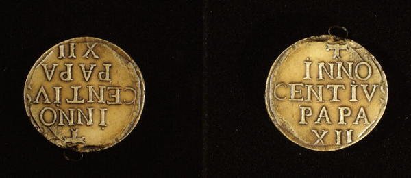 Siegel von einer päpstlichen Bulle von Papst Innozenz XII. (1615-1700) von Italian School
