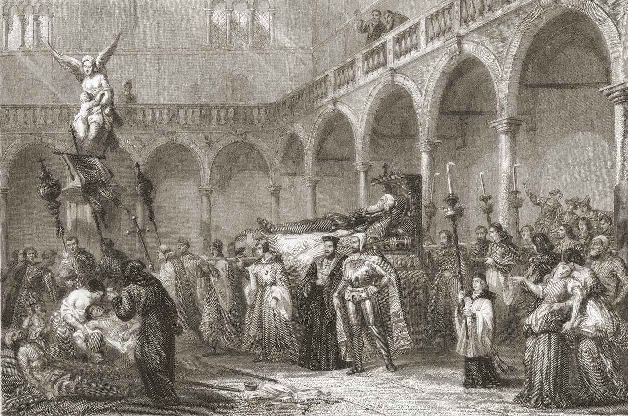 Das Begräbnis von Tizian von Italian School