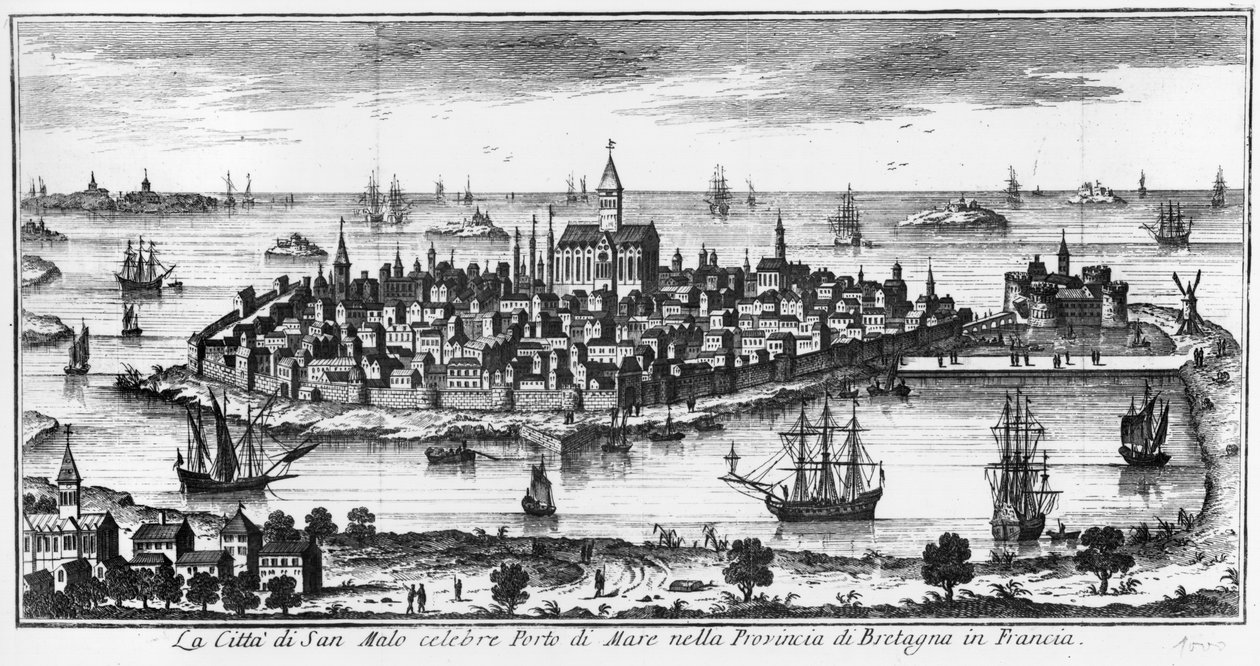 Ansicht von St. Malo von Italian School