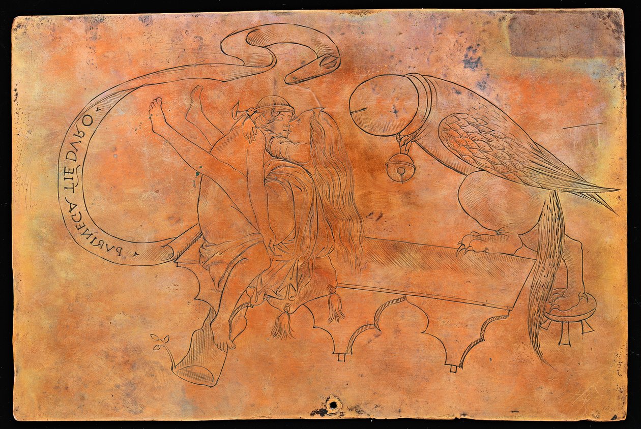 Allegorie auf die Kopulation [verso] von Italian 15th Century