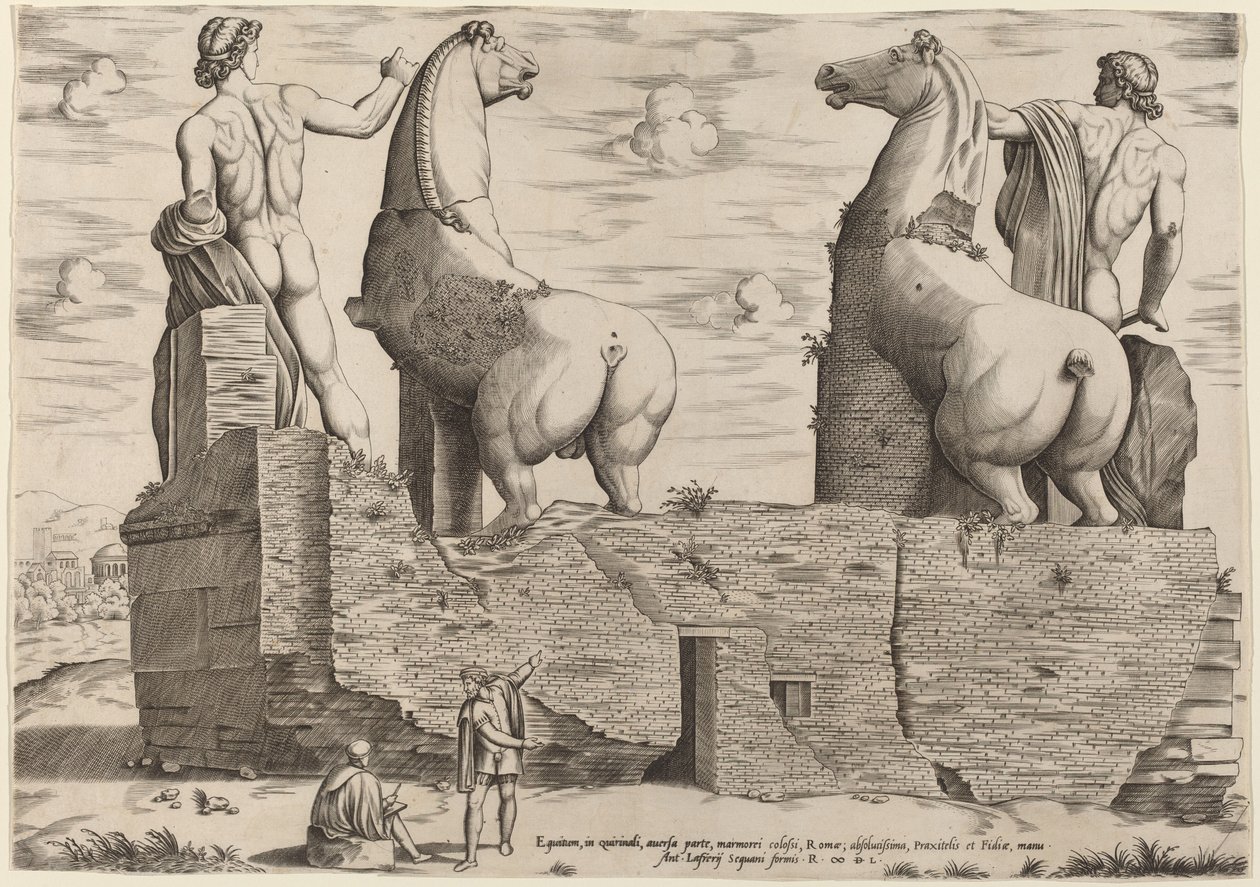 Equitum, in Quirinali, aversa parte von Italian 16th Century
