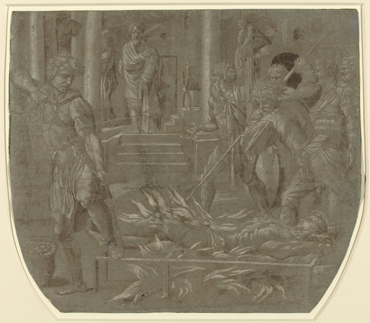 Das Martyrium des heiligen Laurentius von Italian 16th Century