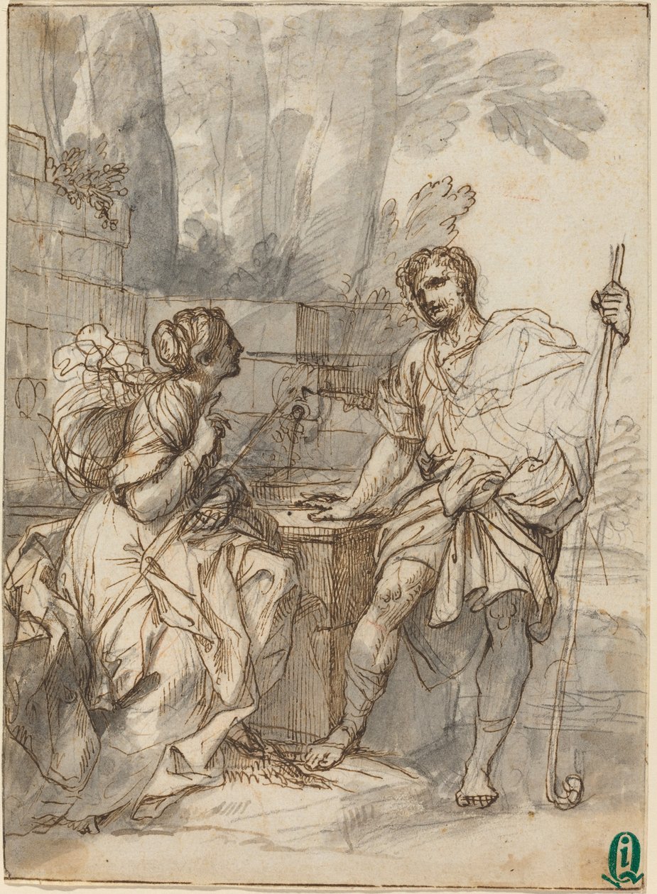 Pastorale Szene von Italian 18th Century