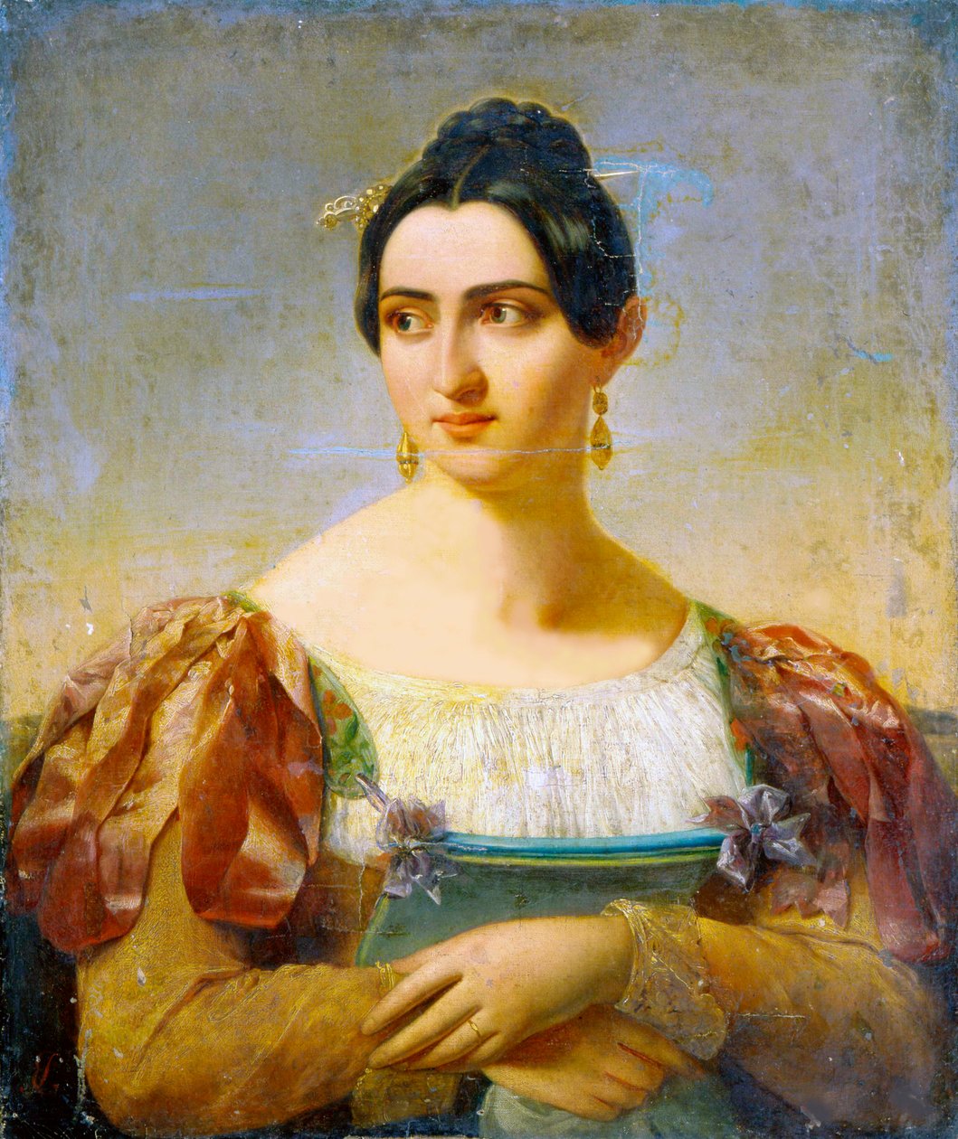 Weibliches Porträt, frühes 19. Jahrhundert von Italian Master