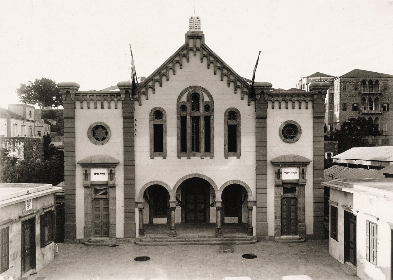 Maghen Abraham Synagoge, Beirut von Italian Photographer