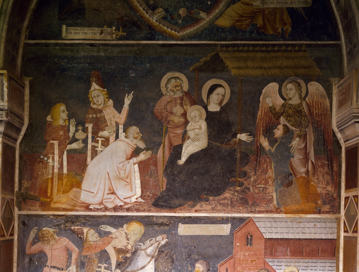 Anbetung der Magier (Fresko) von Italian School