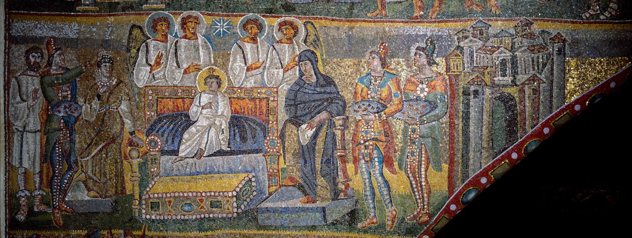 Anbetung der Könige (Mosaik) von Italian School
