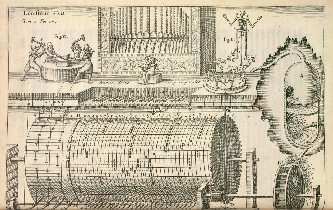 Eine Orgel von Italian School