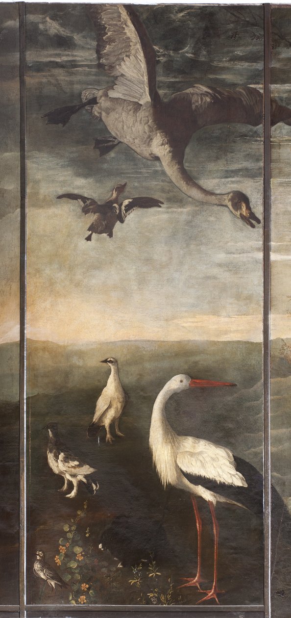 Tiere, Mythos von Orpheus (Detail) von Italian School