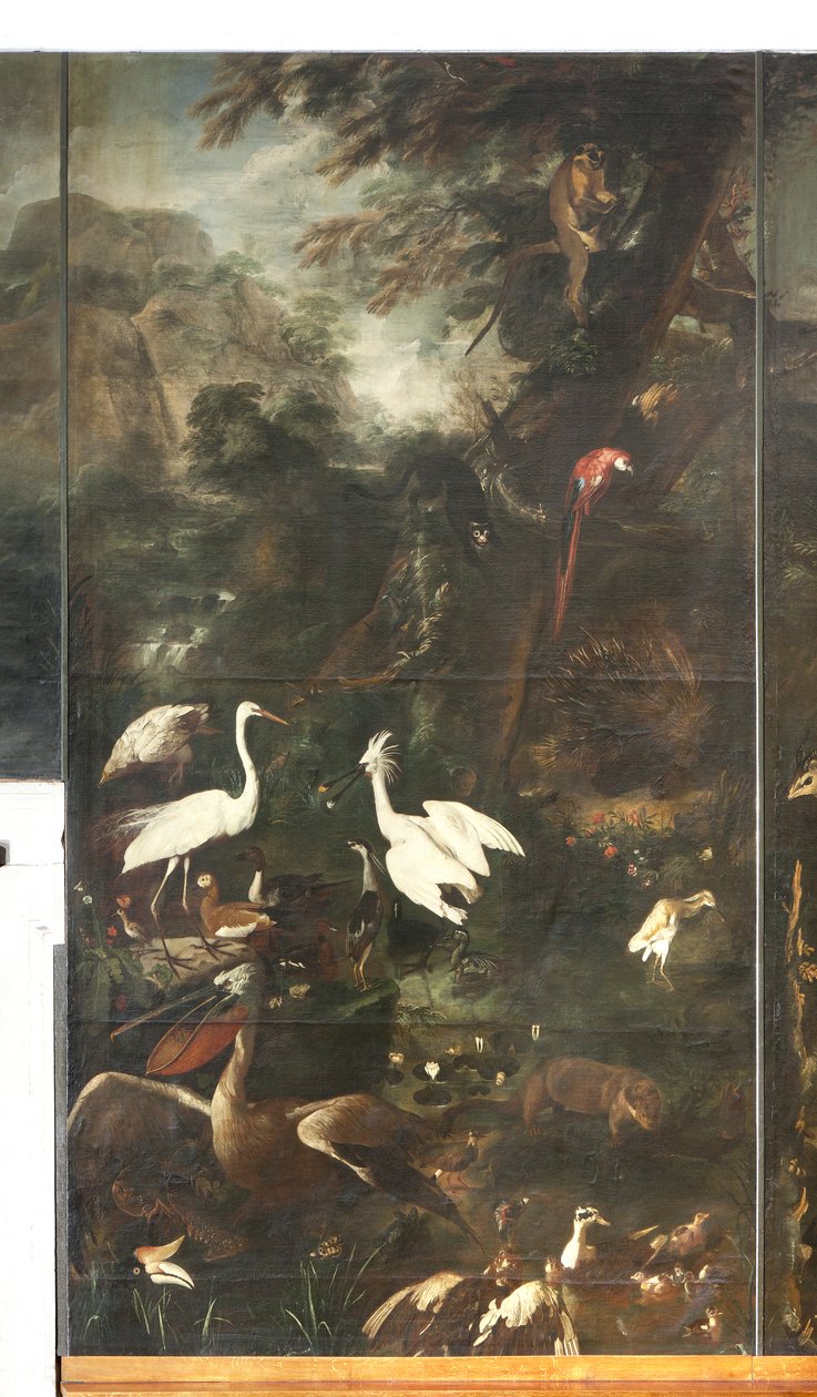Tiere, Mythos von Orpheus (Detail) von Italian School