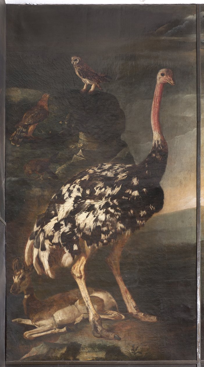 Tiere, Mythos des Orpheus, (Detail) von Italian School