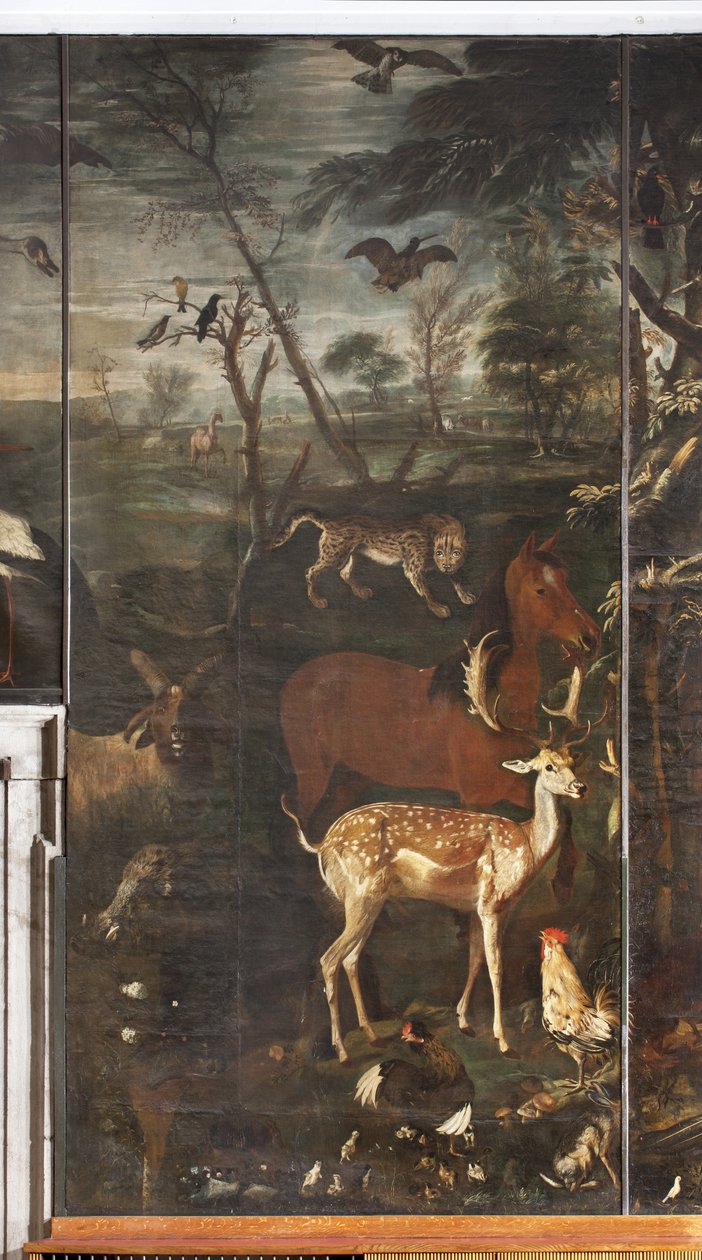 Tiere, Mythos von Orpheus (Detail) von Italian School