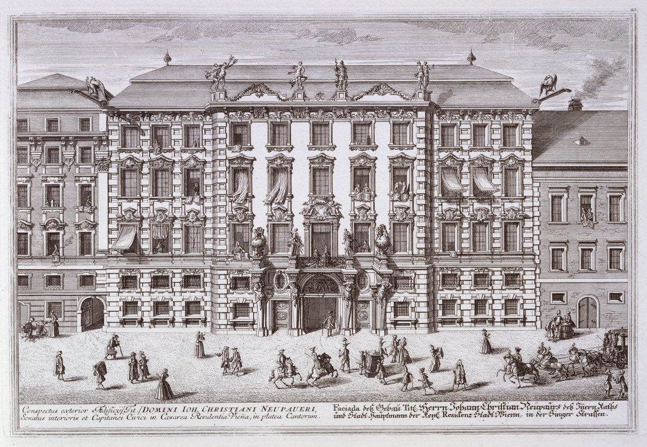 Capitanei Civici in Caesarea Residentia, Wien von Italian School