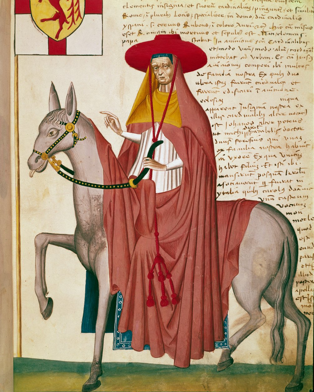 Kardinal reitet von Italian School