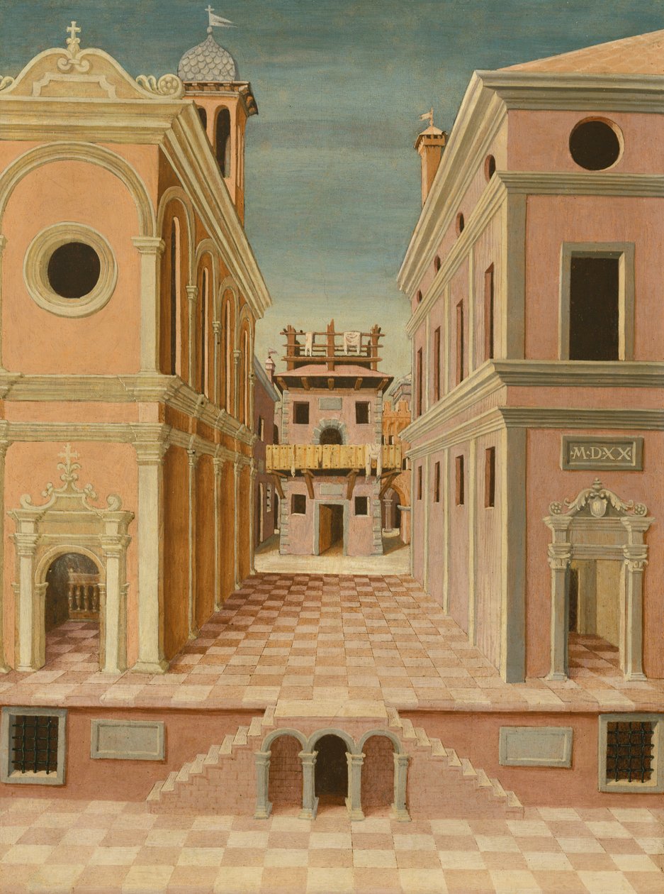 Stadtansicht von Italian School