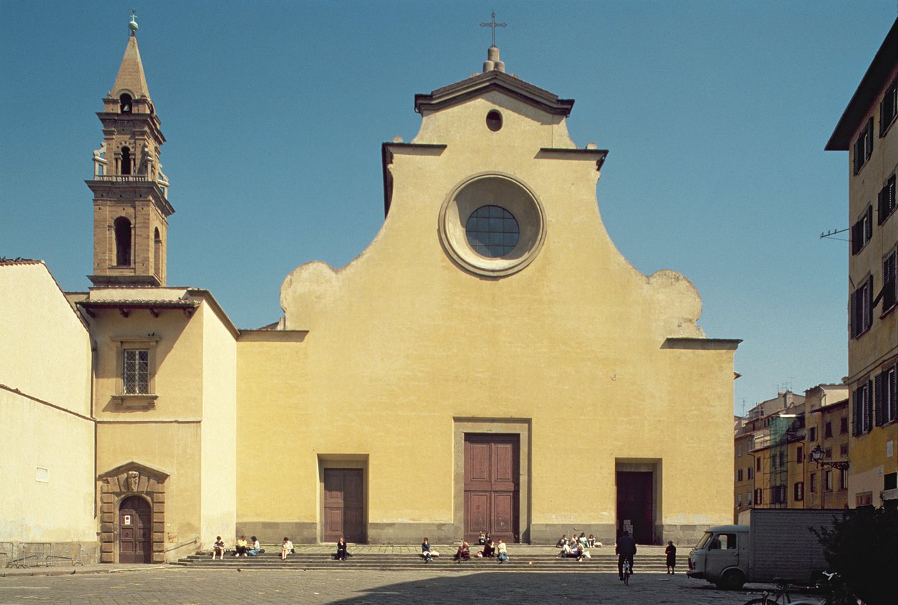 Fassade von Santo Spirito von Italian School