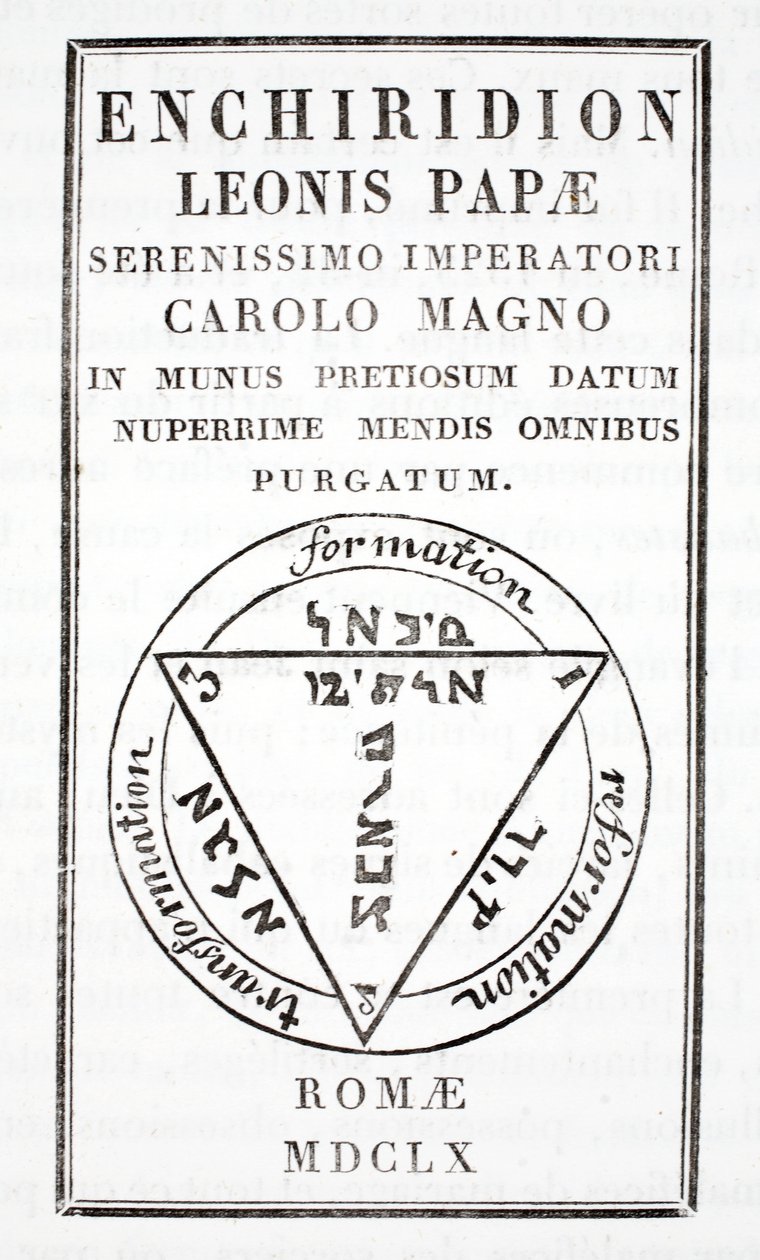 Grimoire von Papst Leo III. von Italian School
