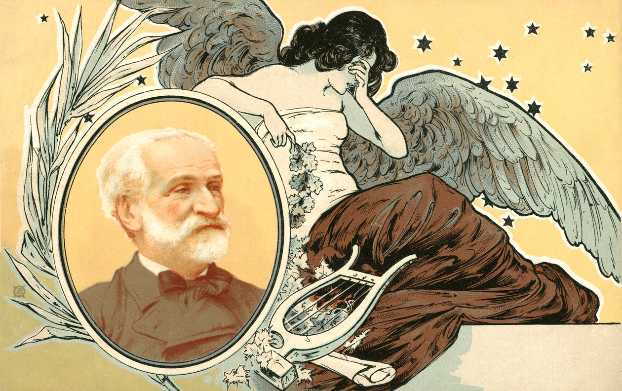 Der Tod von Giuseppe Verdi von Italian School