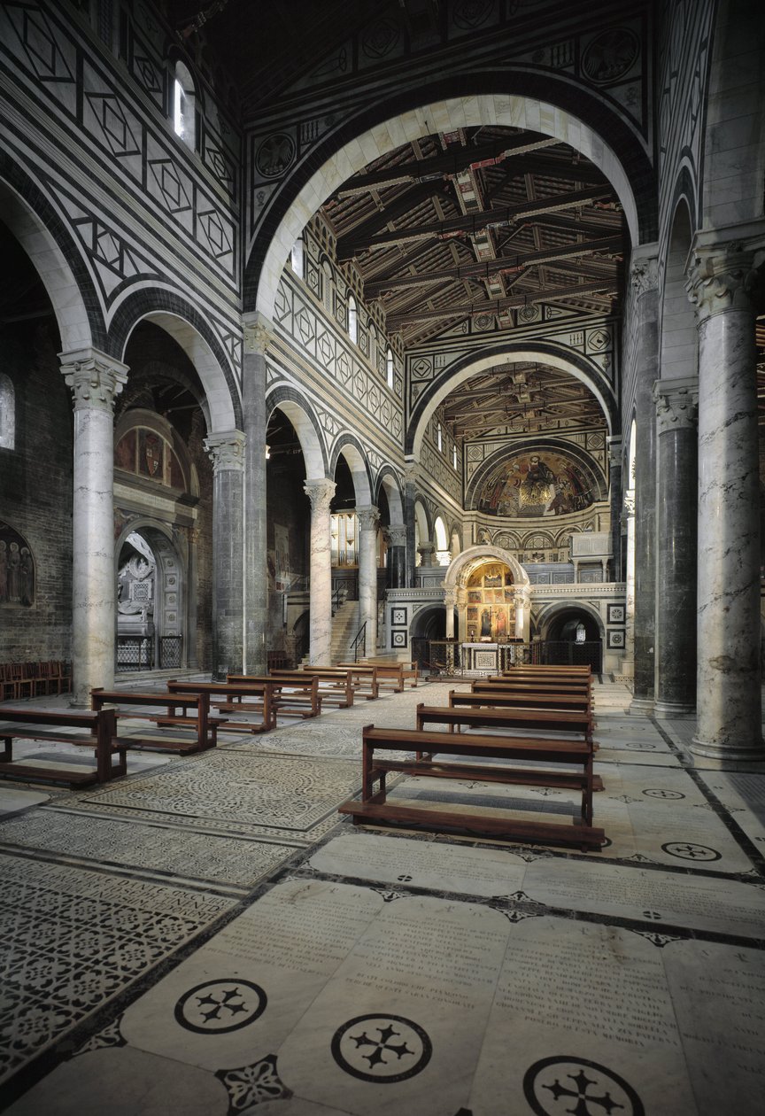 Innenansicht der Kirche von Italian School