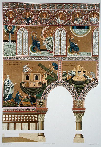 Mosaiken aus dem Kirchenschiff von Monreale von Italian School